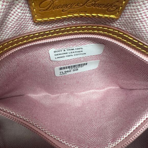 Dooney & Bourke Azure Pebble Leather Hobo w/Cotton Lining  (selling as is) - Picture 12 of 16